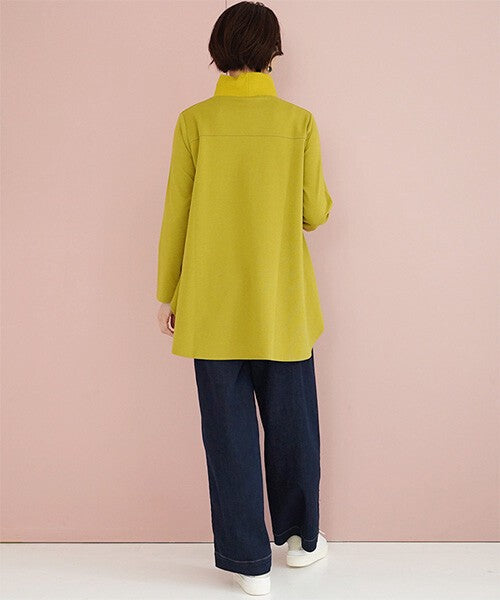 【OFV1001】 Tunic High-Neck Top