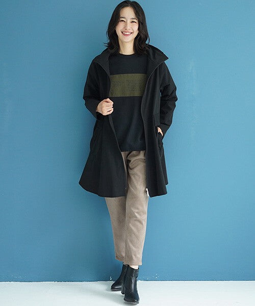 【OFV1002】Stand-Up Collar Coat