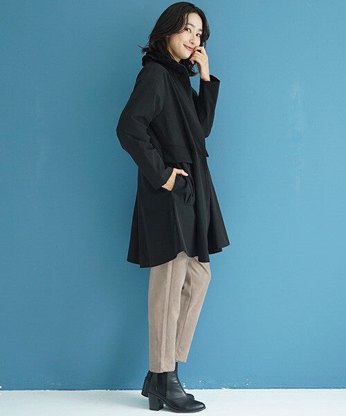 【OFV1002】Stand-Up Collar Coat