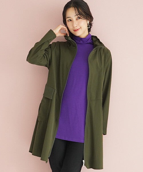 【OFV1002】Stand-Up Collar Coat