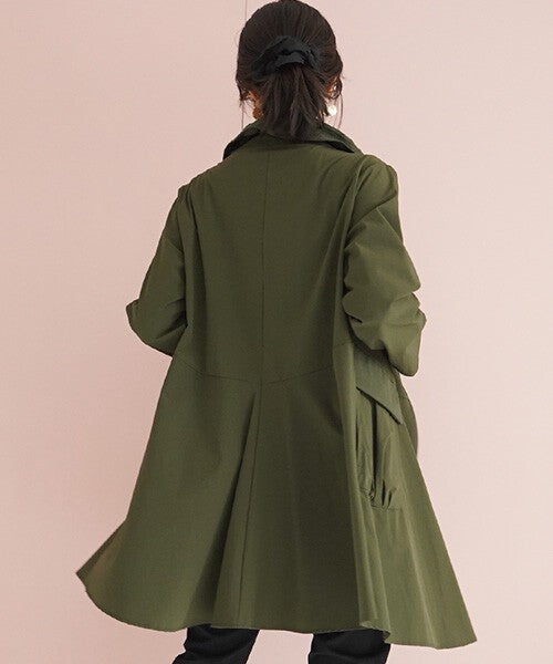 【OFV1002】Stand-Up Collar Coat