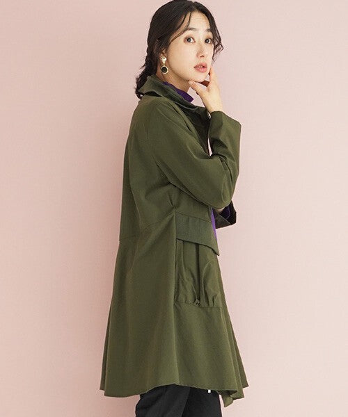 【OFV1002】Stand-Up Collar Coat