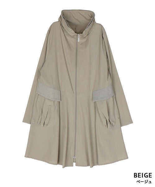 【OFV1002】Stand-Up Collar Coat