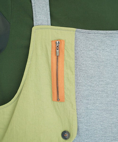 【OFV1003】Casual Dress Color Palette Stretch Jumperskirt