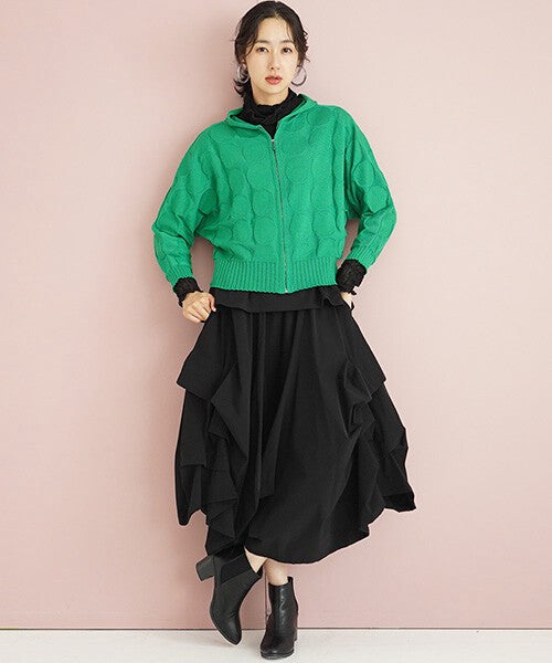 【OFV1006】Skort Design Wide Pants