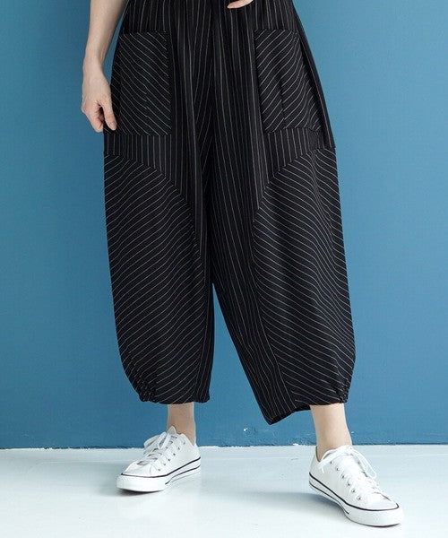 【OFV1007】Full-Length Pant Stripe Switching