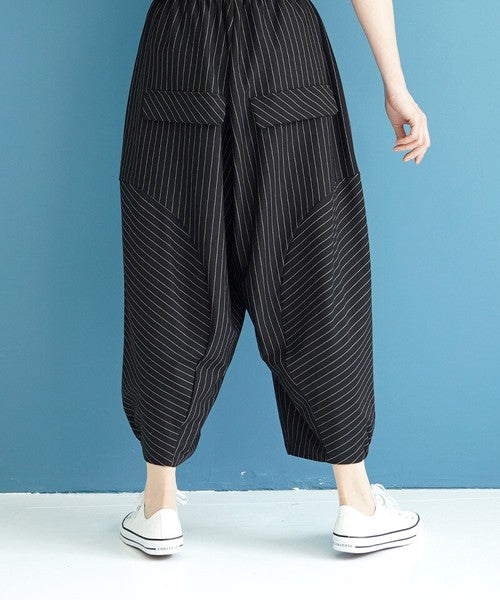 【OFV1007】Full-Length Pant Stripe Switching