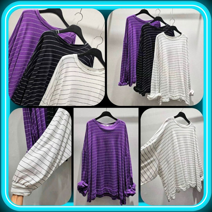 KYN504 ~ Stripe Top