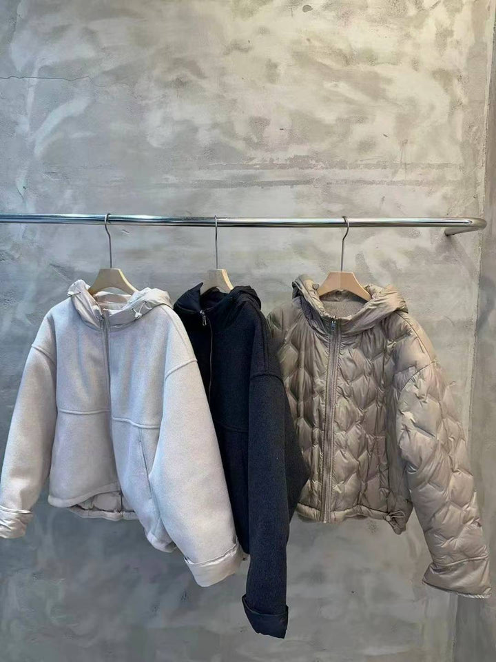 KWMS804 - Reversible Wool + Goose Down Jacket