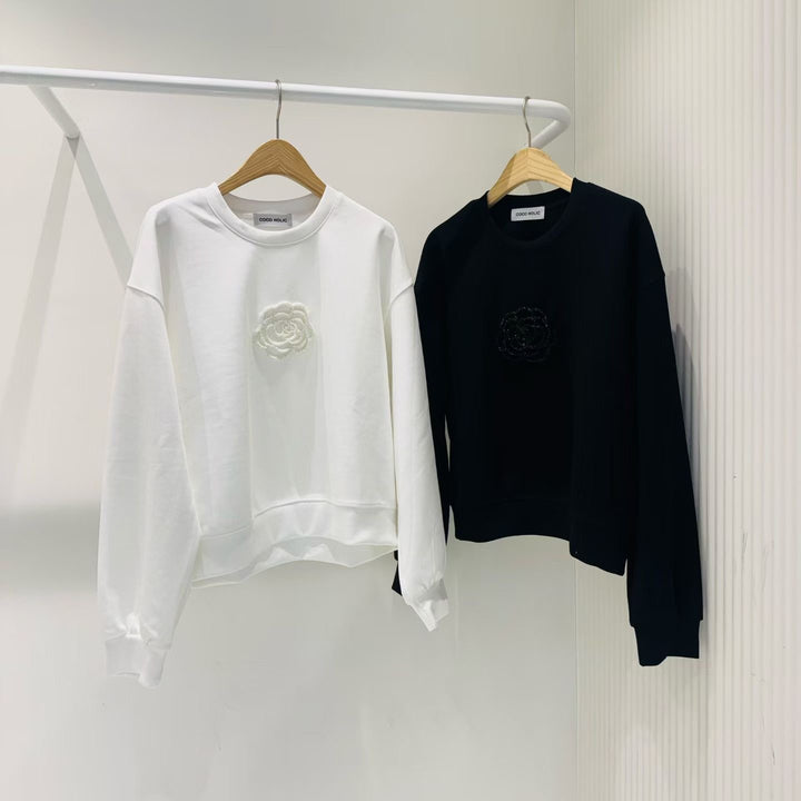 KCH606 - 3D Rose Sweater