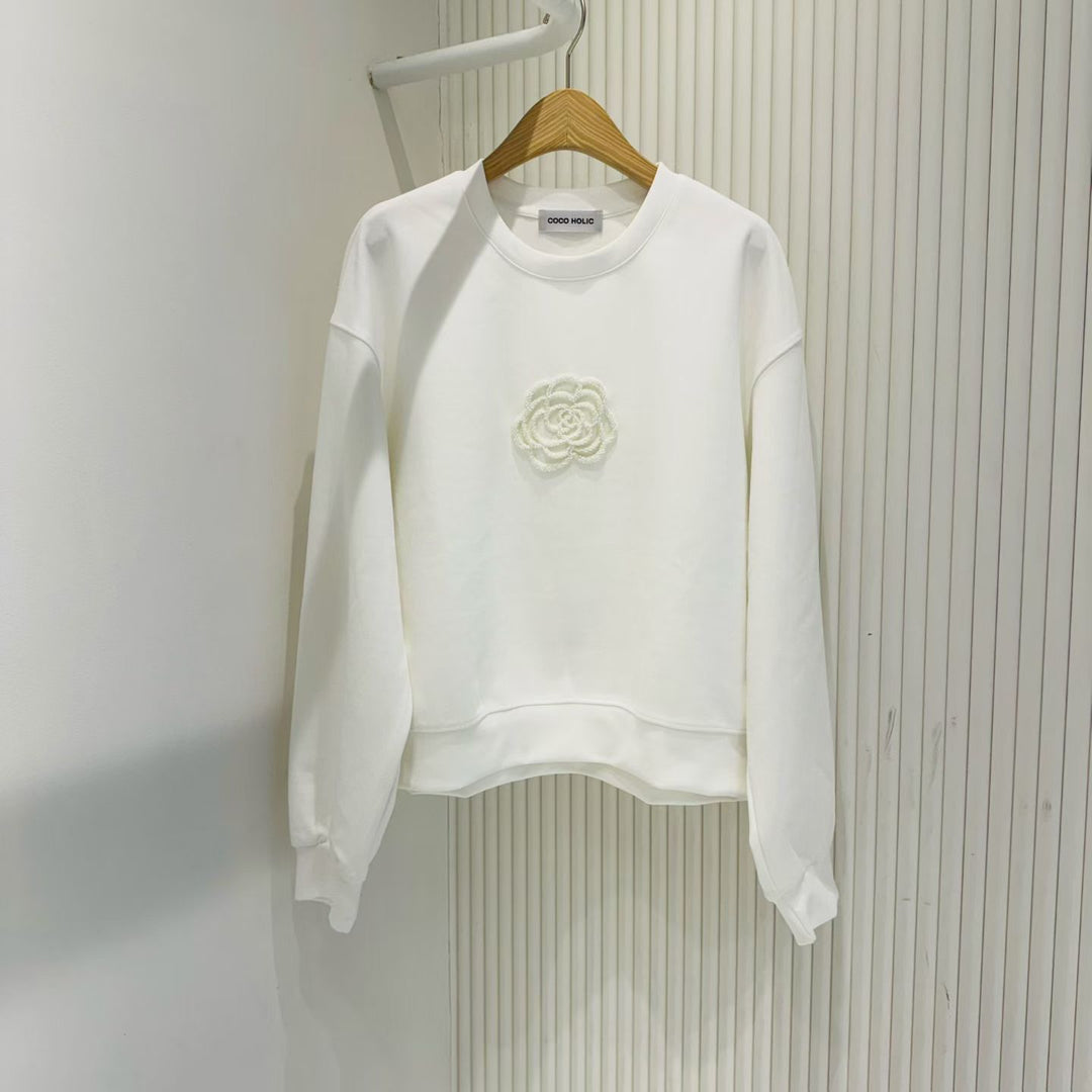 KCH606 - 3D Rose Sweater