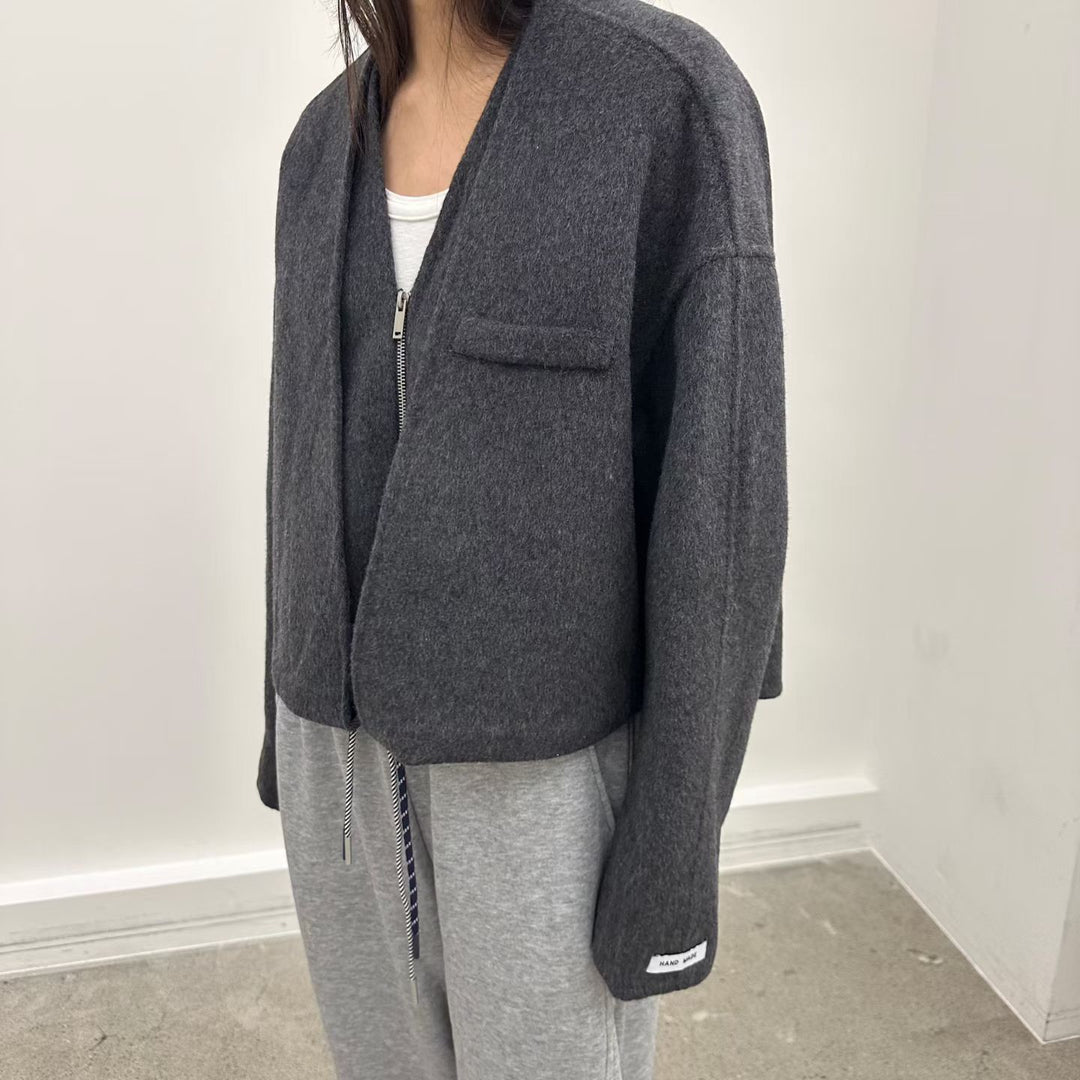 KEY605 - Handmade Wool Jacket