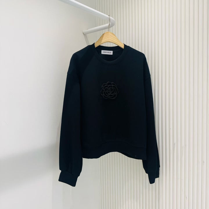 KCH606 - 3D Rose Sweater