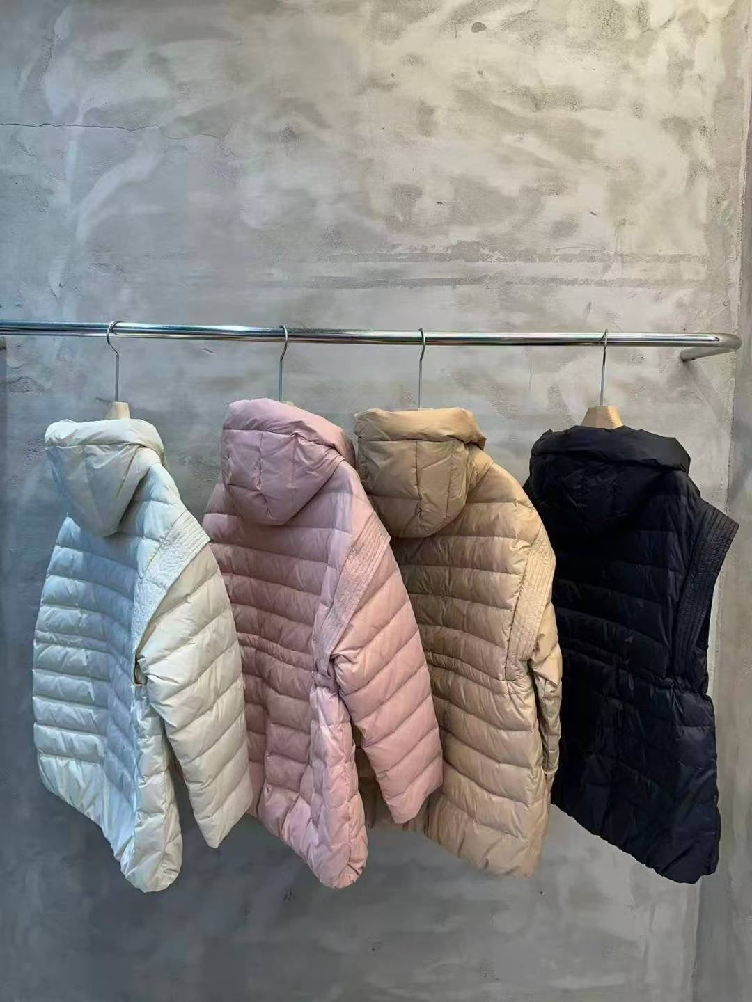 KWMS803 - Removable Sleeve Goose Down Jacket