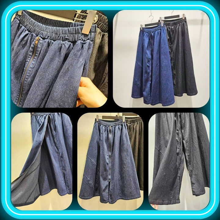 KYN534 ~ Denim Skirt Pants