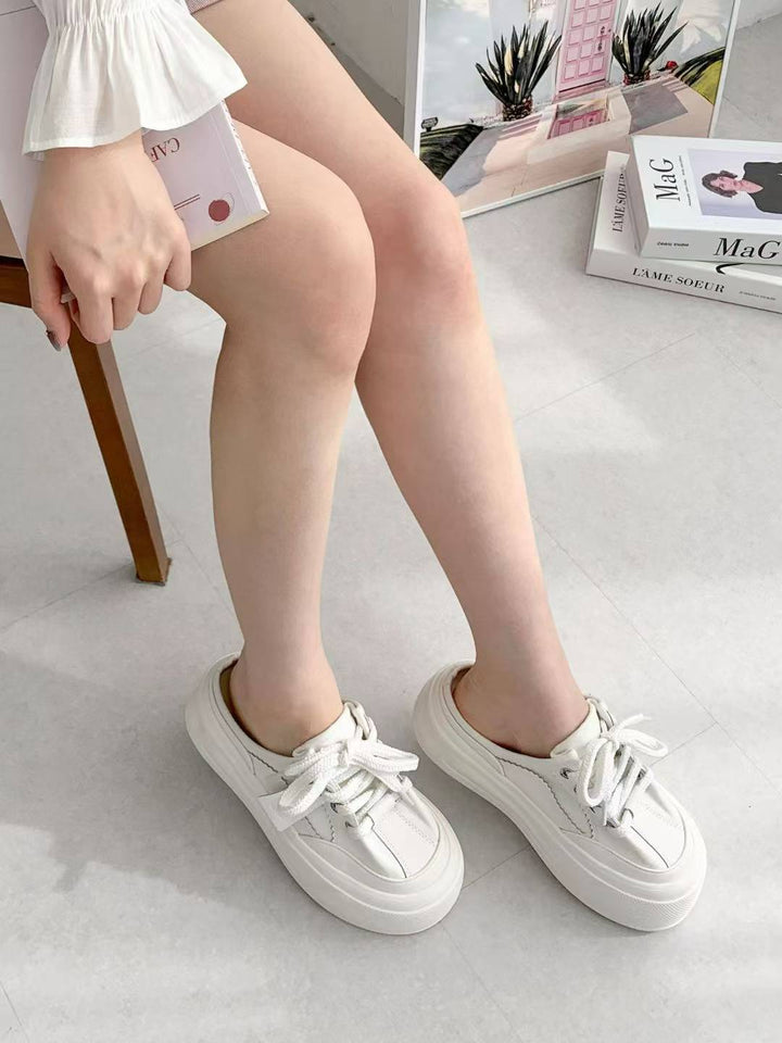 KNA603 -Lambskin Leather Shoes (4cm) (No Box)