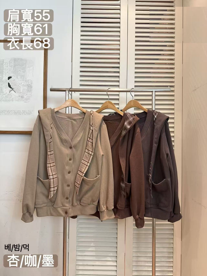 KFA913 - Cardigan + Hood