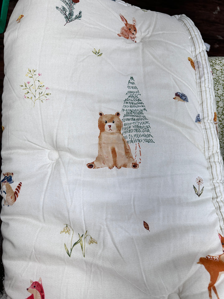 898 - Baby Quilt (Bear & Deer)