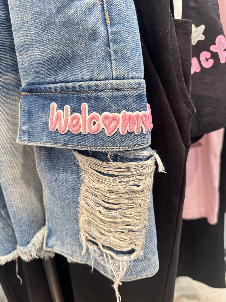 KAN517 ~ Denim Shorts