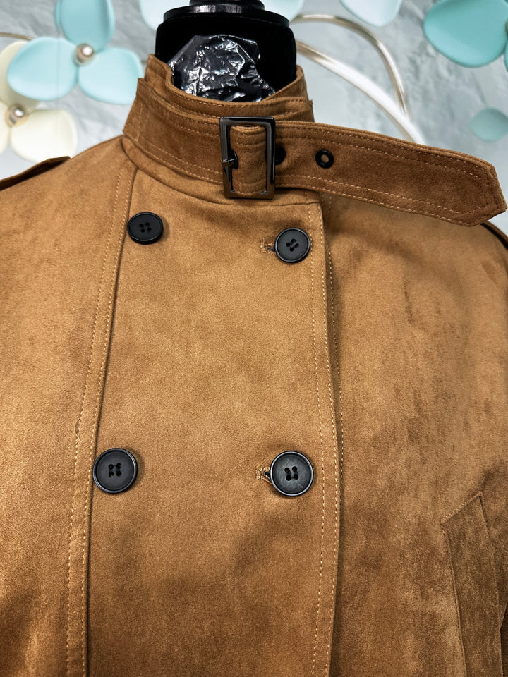 KAZ111 - Suede + Fur Jacket