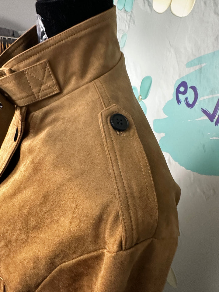 KAZ111 - Suede + Fur Jacket