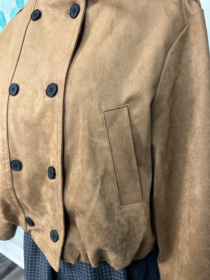 KAZ111 - Suede + Fur Jacket