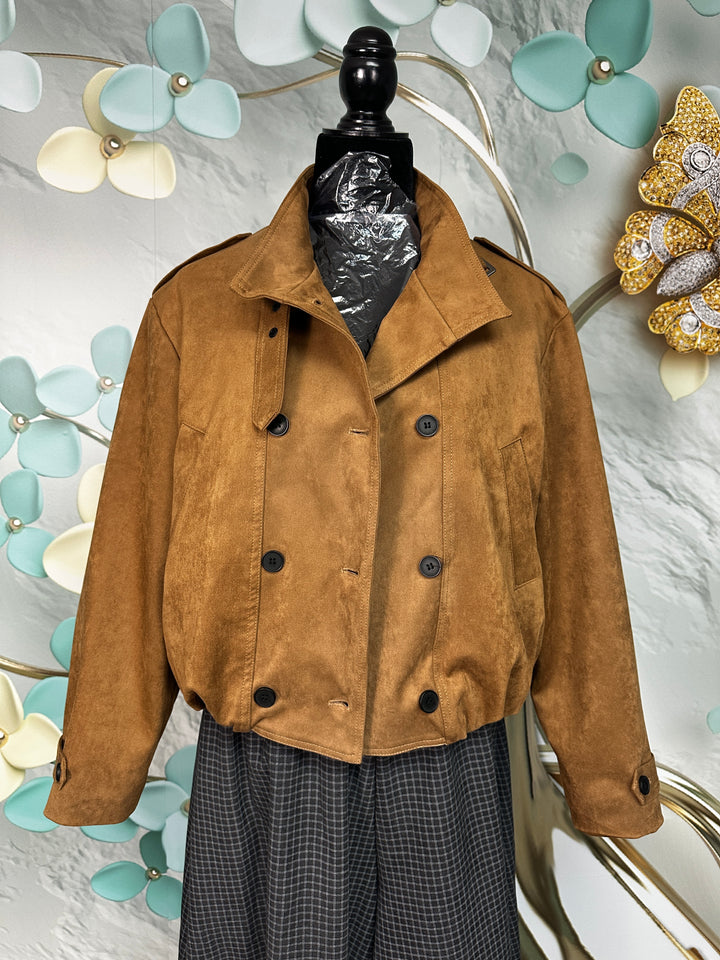 KAZ111 - Suede + Fur Jacket