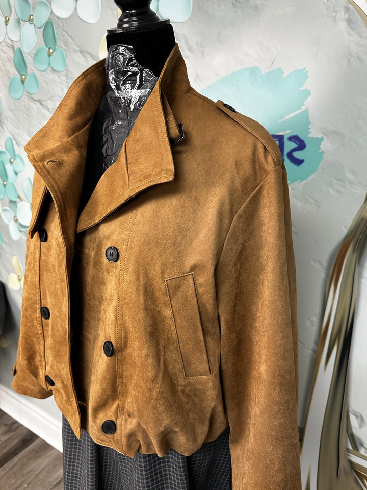 KAZ111 - Suede + Fur Jacket