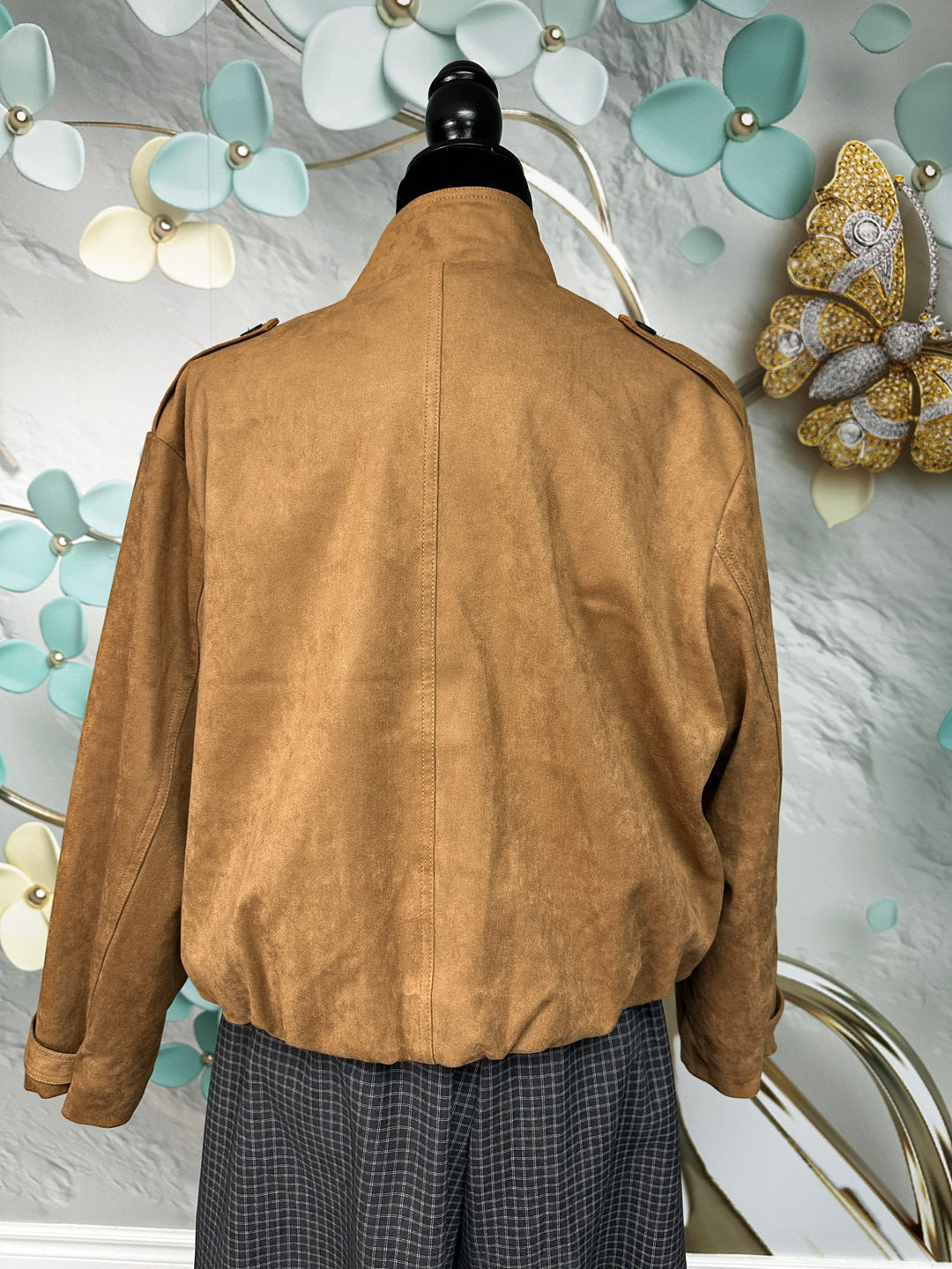 KAZ111 - Suede + Fur Jacket