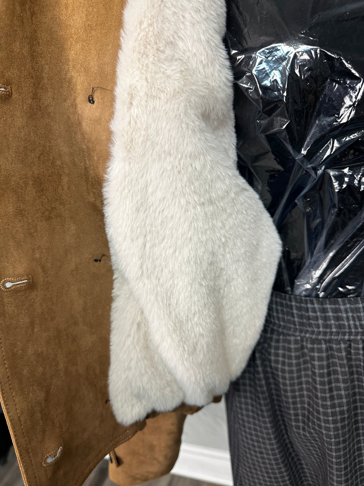 KAZ111 - Suede + Fur Jacket
