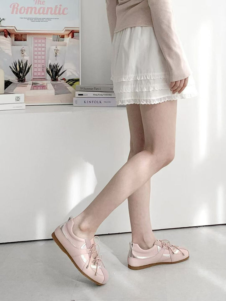 KNA600 - Lambskin + Cowhide Leather Shoes (3cm) (No Box)