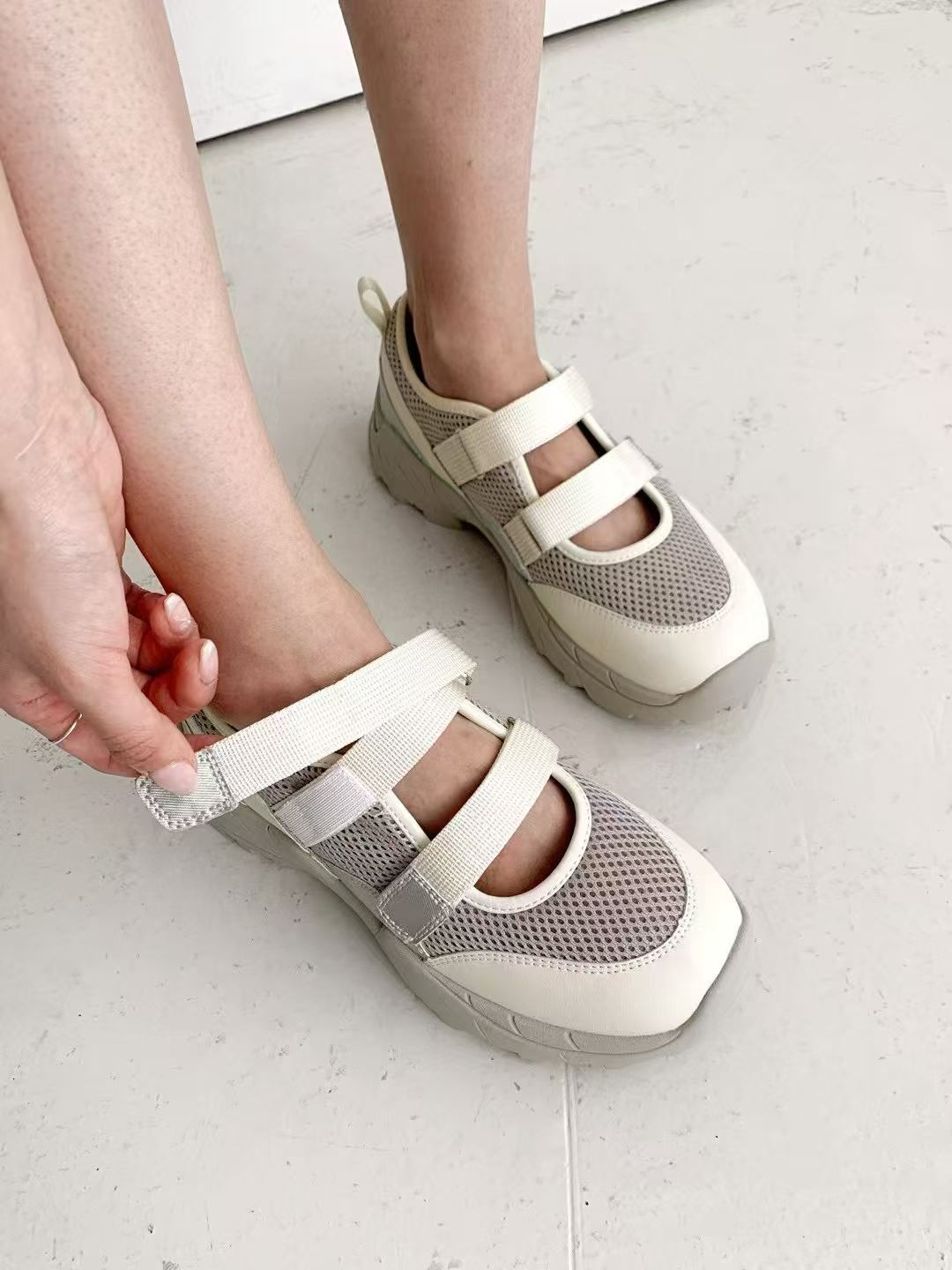 KNA602 - Lambskin Leather Shoes (3.5cm) (No Box)