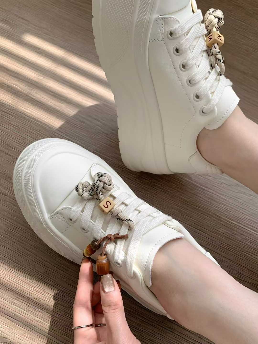 KNA605 - Lambskin Leather Shoes (5cm) (No Box)