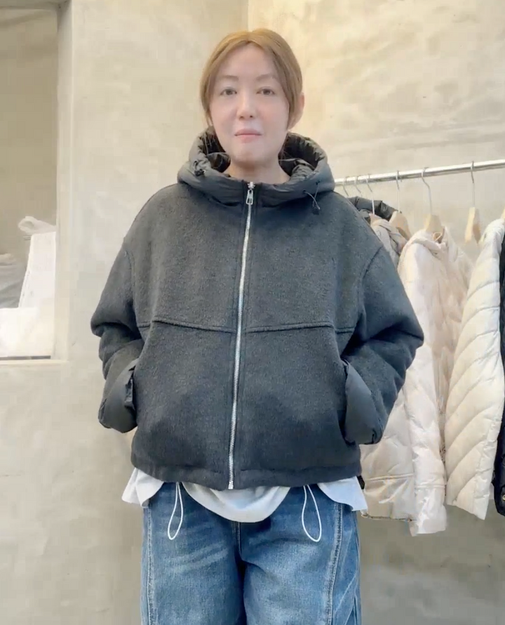 KWMS804 - Reversible Wool + Goose Down Jacket