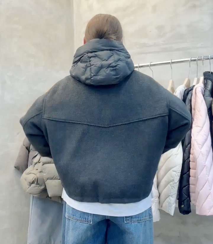 KWMS804 - Reversible Wool + Goose Down Jacket