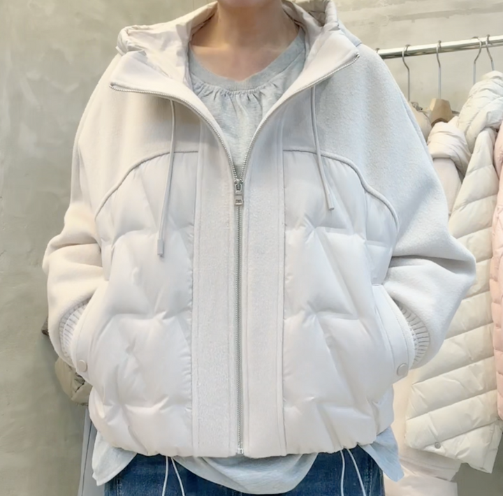 KWMS812 - Wool + Goose Down Jacket