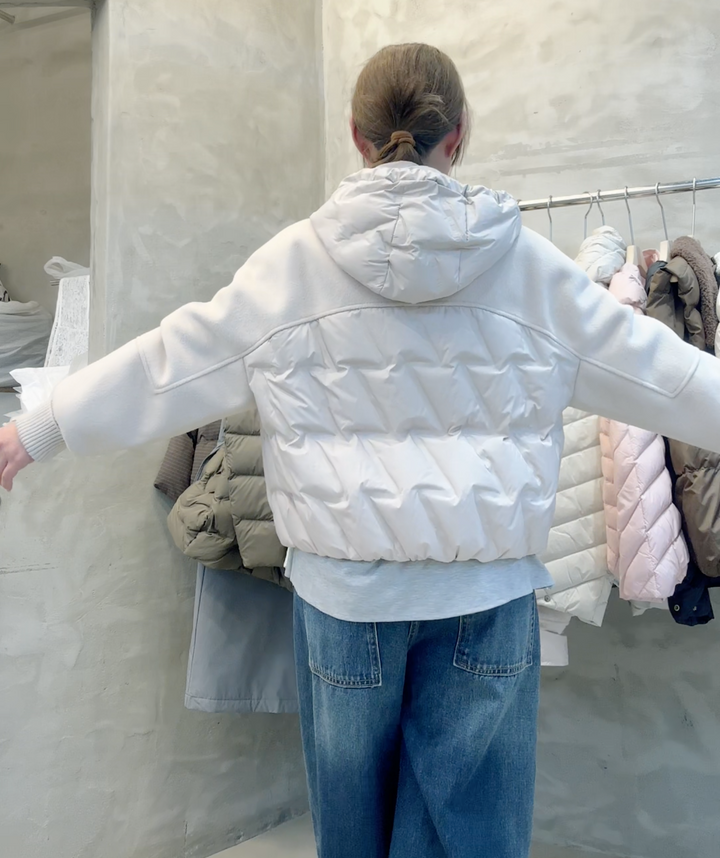 KWMS812 - Wool + Goose Down Jacket