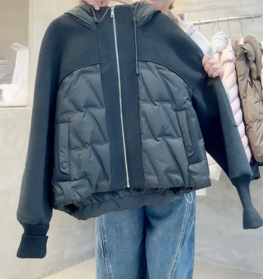 KWMS812 - Wool + Goose Down Jacket