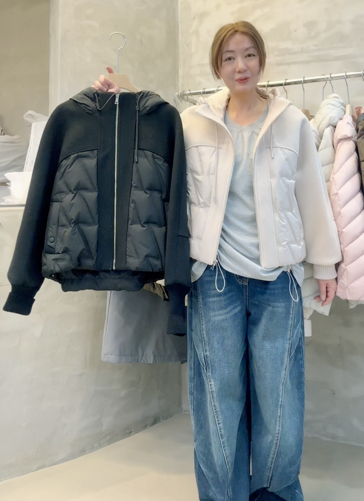 KWMS812 - Wool + Goose Down Jacket