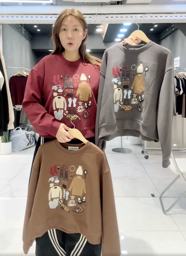 KCH608 - Winter Accessories Sweater