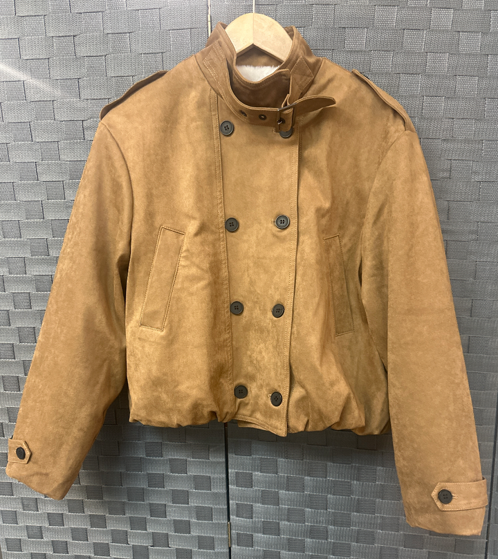 KAZ111 - Suede + Fur Jacket