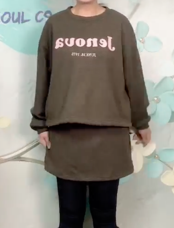 KAZ119 - Sweater + Skirt + Scarf (SET)