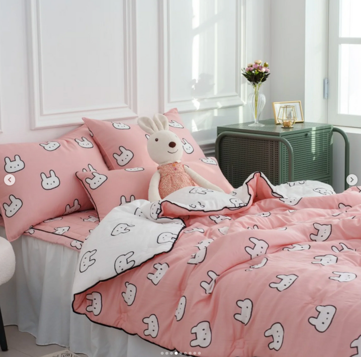 824 - Tencel Colorful Bunny Duvet