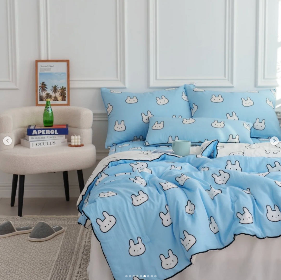 824 - Tencel Colorful Bunny Duvet