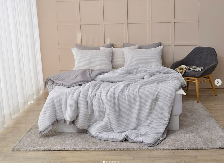 826 - Tencel Winter Stripe Duvet