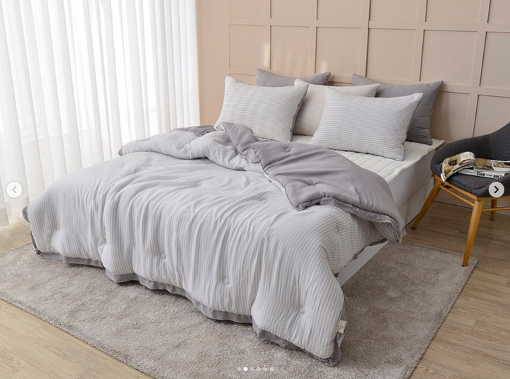 826 - Tencel Winter Stripe Duvet