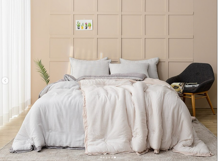 826 - Tencel Winter Stripe Duvet