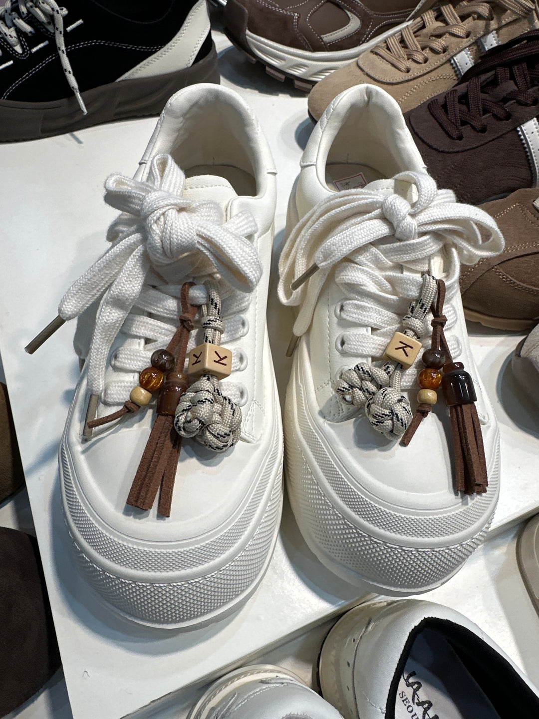 KNA121 ~ Lambskin Platform Shoes 5cm (No Box)