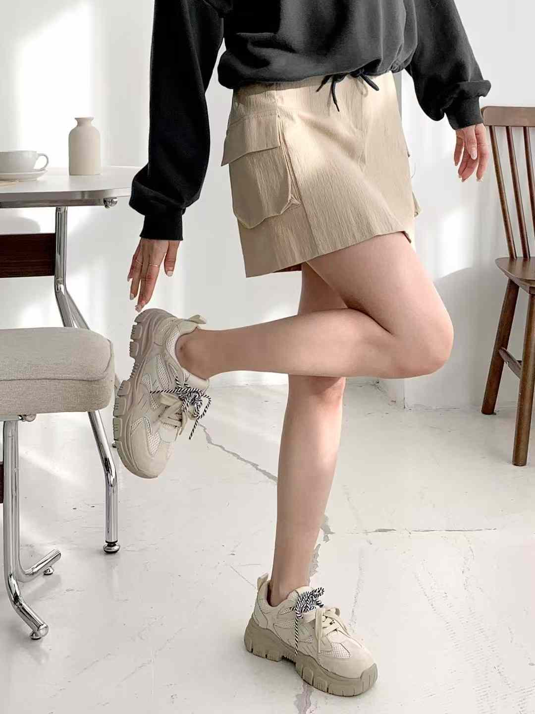 KNA503 ~ Lamb & Cowhide 4cm Shoes (No Box)