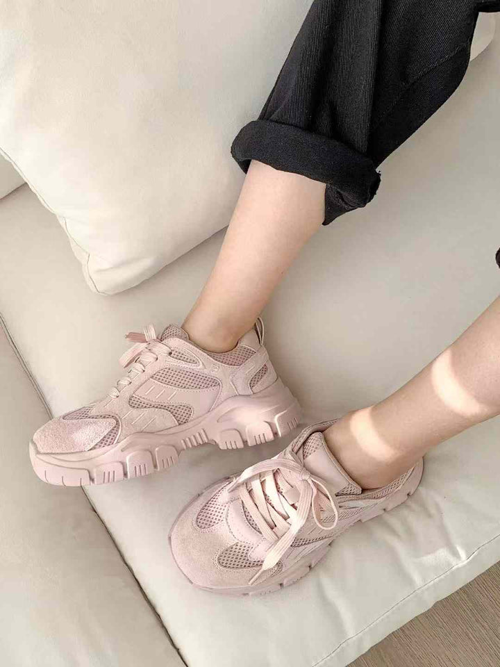 KNA503 ~ Lamb & Cowhide 4cm Shoes (No Box)